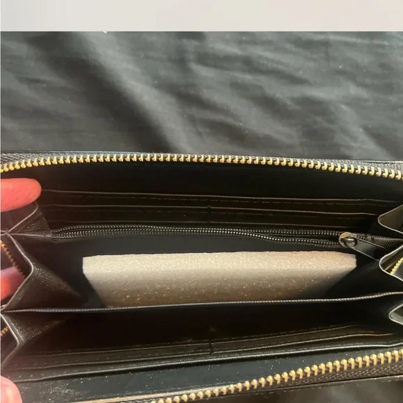 Leopard Print Rhinestone Wallet - Picture 2 of 2